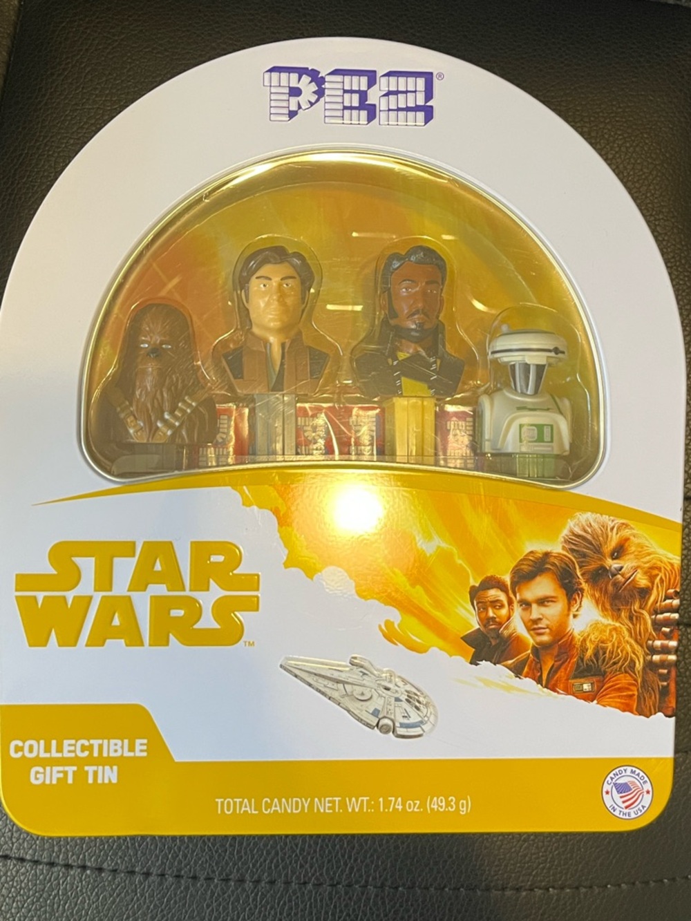 Star Wars PEZ White & Yellow Collectible Gift Tin